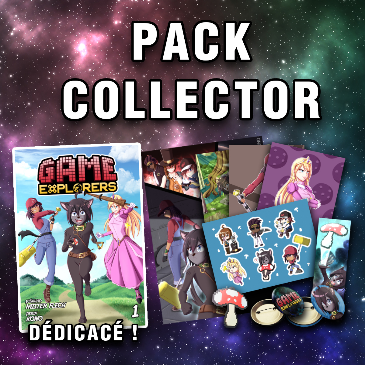 acheter pack collector Game Explorers